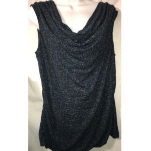 Halogen Blouse Size XL Cowl Neckline Sleeveless